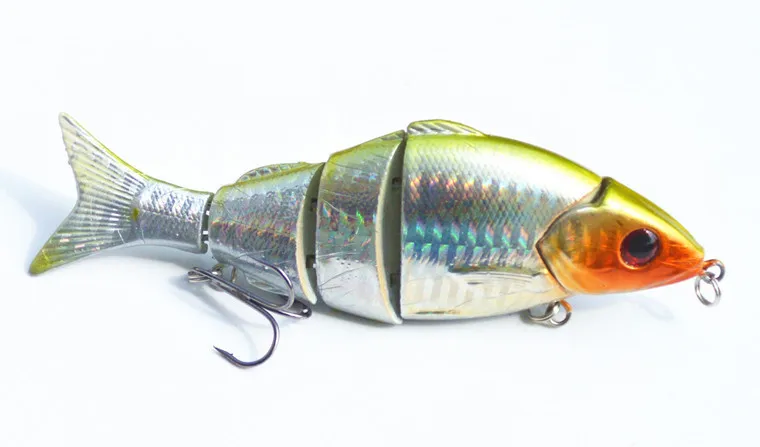 Swimbait Fishing Lure Minnow 5 Segment Sea Float Bait 12cm 21g Hard Joint Bait  Lures 1 Piece Sale