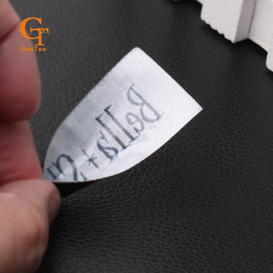 Free shipping wholesale garment custom iron on sewing label/brand name tags/glue labels personalized shirt/apparel labels