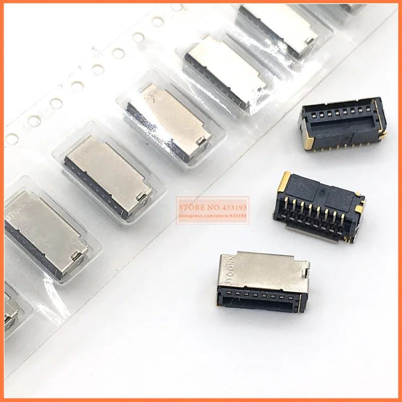 10PCS H5.5 8PIN TransFlash TF Micro SD Card Socket Plug Adapter Connector Drawer way TF card connector