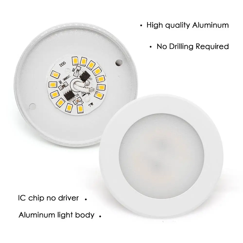 LED Downlight Mini Ultra-thin Spotlight 3W 5W 7W 220V 240V Surface Mounted Wall Lamp Panel Light Kitchen Closet Indoor Lighting