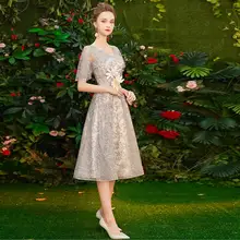 V-Neck Short Cocktail Dress Plus Size #4