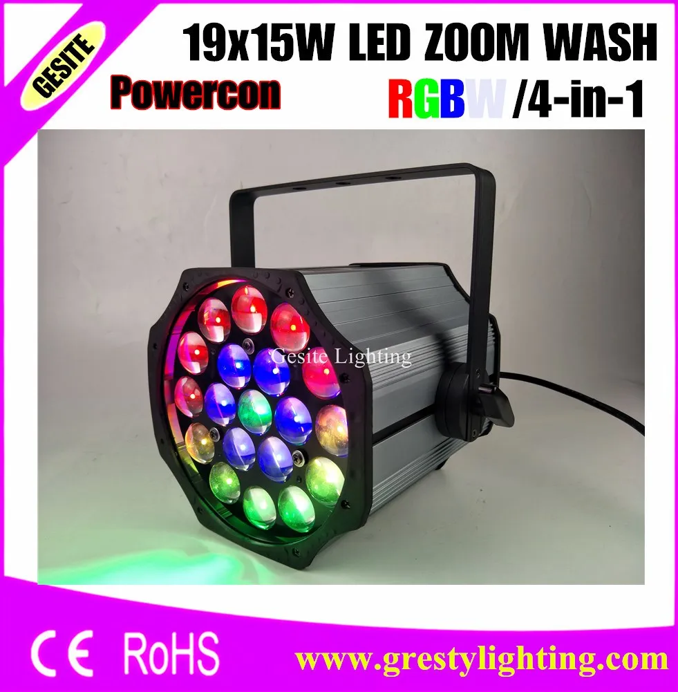 

Free Shipping Stage Wedding 19x15w 7-60 Degree Zoom Par Led Lighting