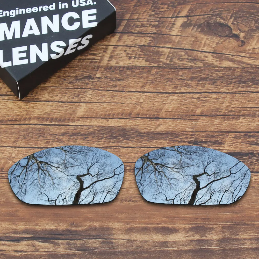 

Millerswap Polarized Replacement Lenses for Oakley Straight Jacket 2007 Sunglasses Metallic Silver Color (Lens Only)
