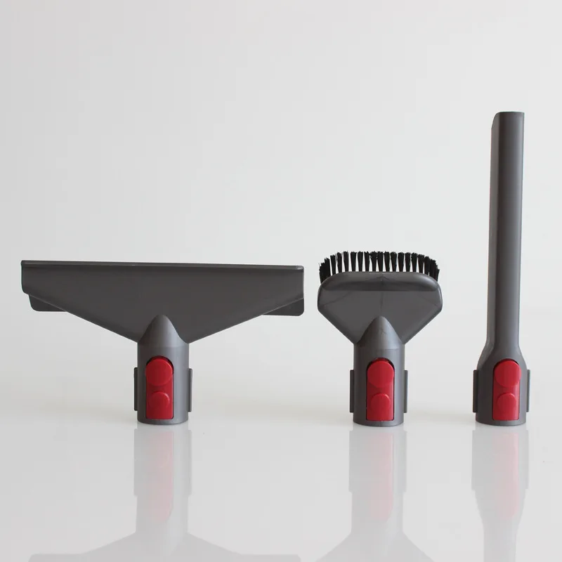 3 pieces / set for Dyson V7 V8 V10 V11 Sv11 vacuum cleaner accessories long flat suction brush head bed nozzle gap nozzle