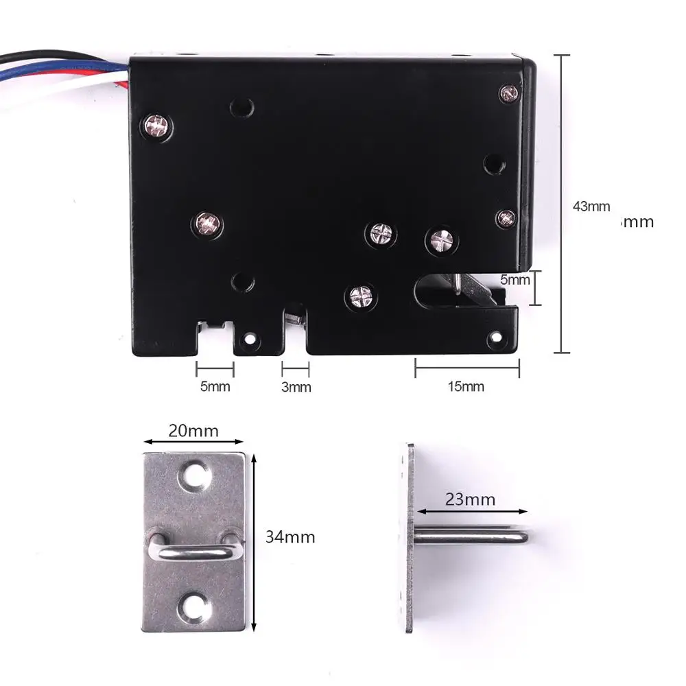 New 1pcs Electromagnetic Lock DC 12V 3.4A 41W For Locking Electronic Lockers Express Cabinet Vending Machines Styling Hot Sale