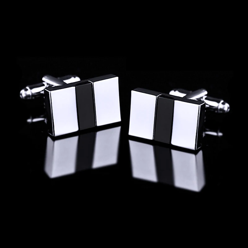 KFLK Jewelry shirt cufflink for mens Brand Black cuff link wholesale Button male High Quality Luxury Wedding Groom guests