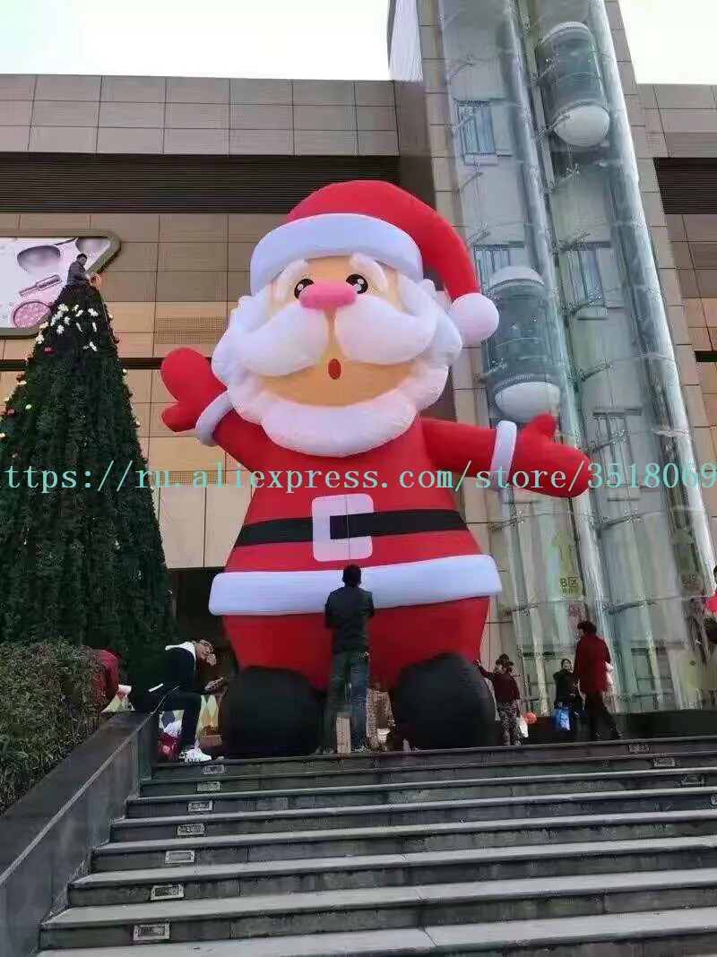 

Sell 6 meter tall Oxford cloth Santa Claus cartoon, Christmas display model, for commercial display or other.