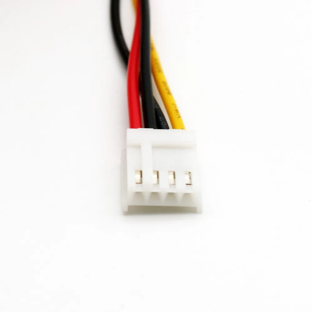 2pcs SATA 15 PIN ถึง 4 PIN Floppy FDD หญิง JACK Converter อะแดปเตอร์สายเคเบิล 20 ซม.