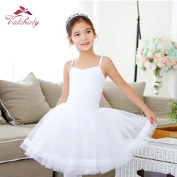 Vestido de tutú de Ballet para niñas, leotardos, Ropa de baile, vestidos de princesa para fiesta, disfraces de baile de actos para niños, nuevo