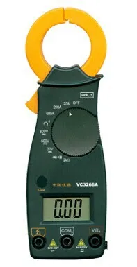 VC3266A digital clamp meter Current 600A, AC / DC voltage, 3 1/2 digit display, maximum reading 1999