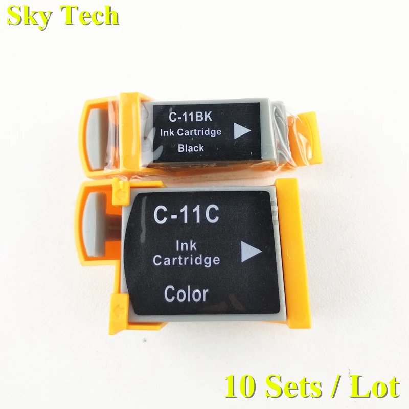 20X  BCI11 BK/C  Compatible Ink Cartridges For Canon BCI-11  For Canon BJC-50 BJC-55 BJC-70 BJC-80 BJC-85 BJC-85PW etc