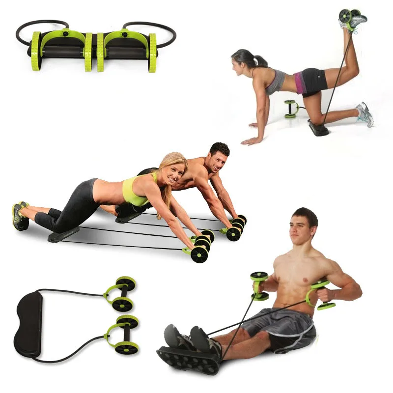 Abdominal Ab Roller Wheel Trainer Wheel Arm Waist Leg Exercise Multi-functional Fitness Equipment Exercise