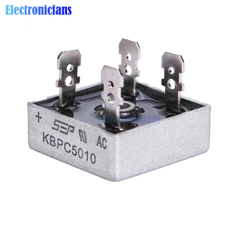 2PCS KBPC5010 Diode Bridge Rectifier Diode 50A 1000V KBPC 5010 Power Rectifier Diode Electronic Componentes