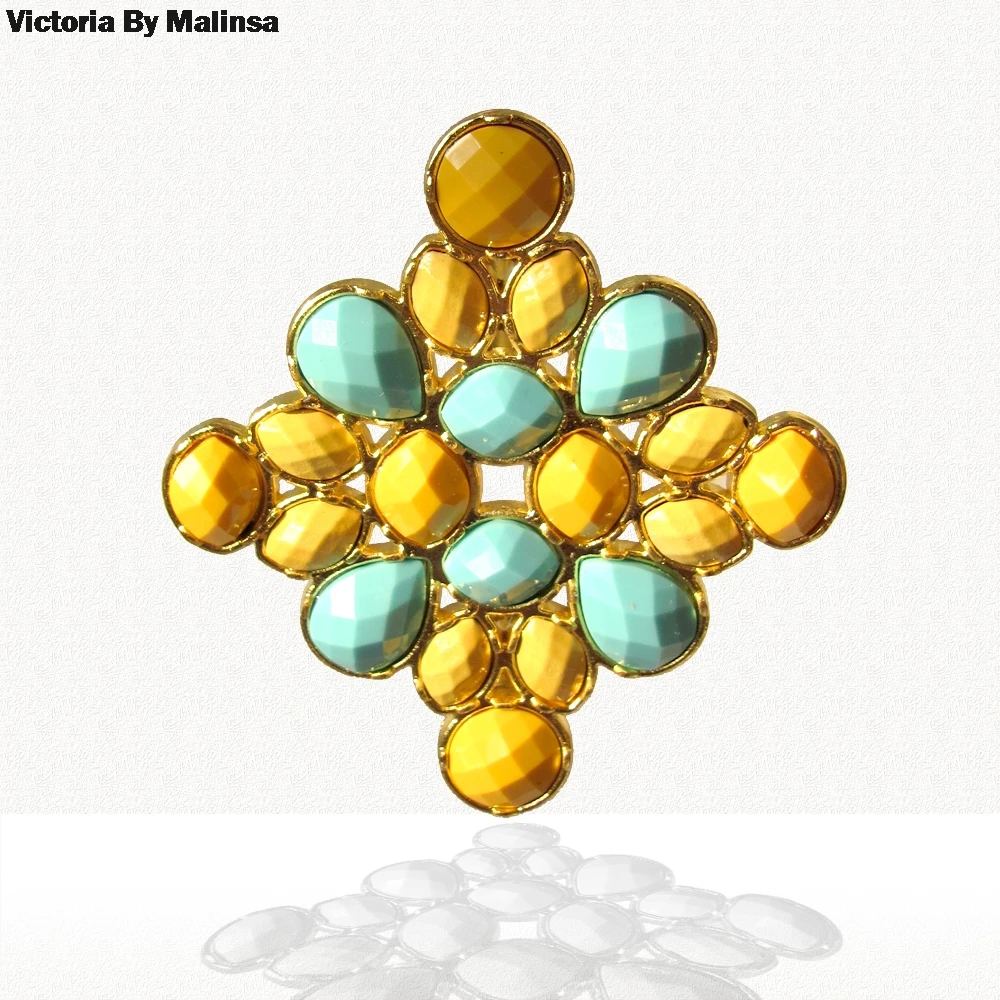 Women Flower Rhinestone Swimsuit Brooch Wedding Bridal Pin Jewelry bikinis brooches Gifts Vintage