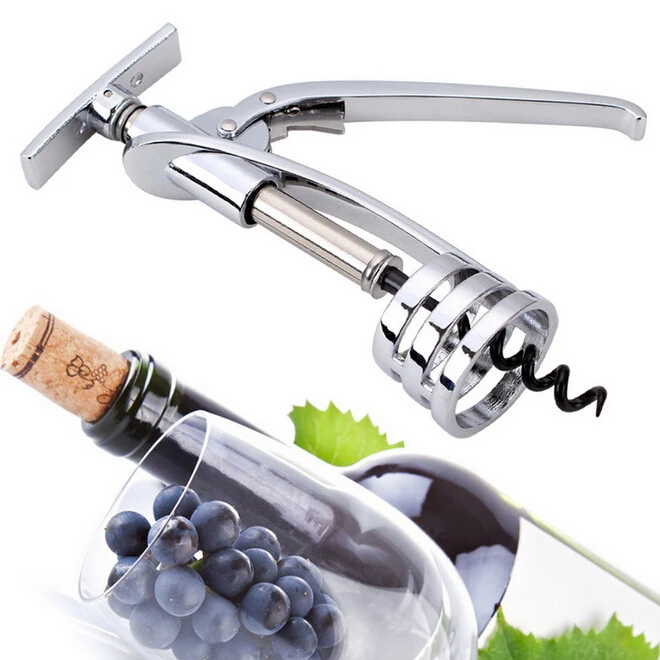 

Stainless Steel Waiter Metal Wine Corkscrew Bottle Red Wine Openers ss1013