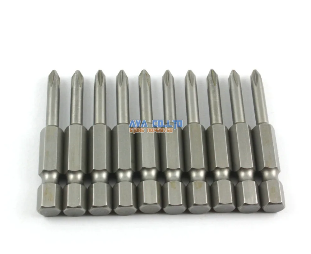 

Магнитная отвертка Phillips S2 Steel, 10 шт., шестигранный хвостовик 1/4 дюйма, длина 50 мм, диаметр 4,0 ММ, PH1 (50 мм x 4,0 мм x PH1)