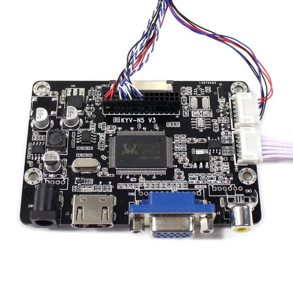 Carte contrôleur pour écran LCD HD MI VGA KYV-N5 V3, pour 14.1 "B140XW03, LP140WH1-TL15.6", 1366x768