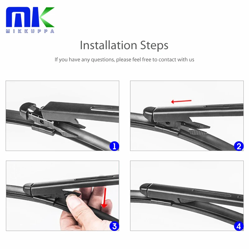 Mikkuppa Wiper Blades For BMW E60/E61 2004 2005 2006 2007 2008 2009 2010 Windshield Wiper Auto Car Accessories