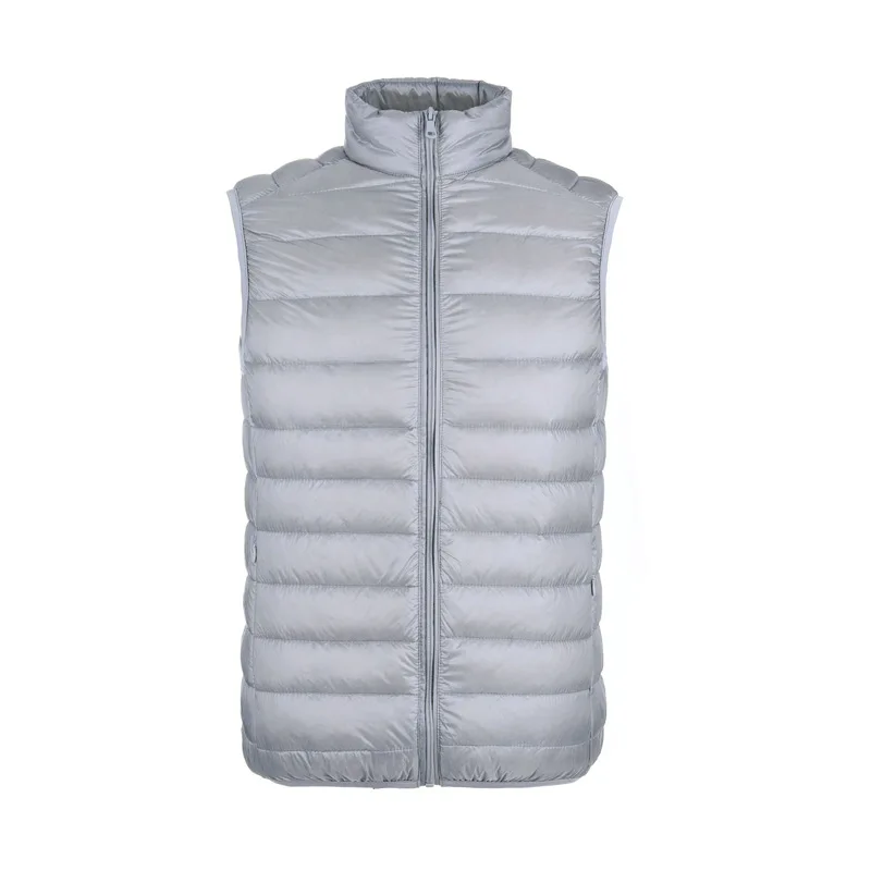 2018 New Arrival Brand Men Sleeveless Jacket Winter Ultralight White Duck Down Vest Male Slim Vest Mens Windproof Warm Waistcoat