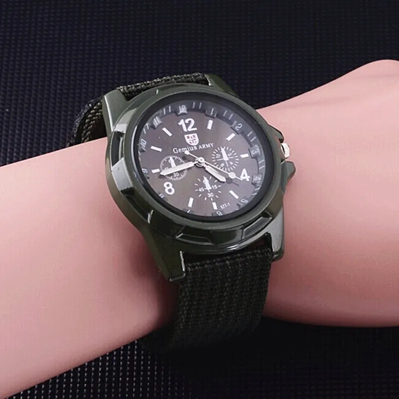 

2022 Man Wach Gemius Army Watches Men Nylon Band Watches Men Sports Watches Casual Quartz Wristwatches relogio masculino reloj