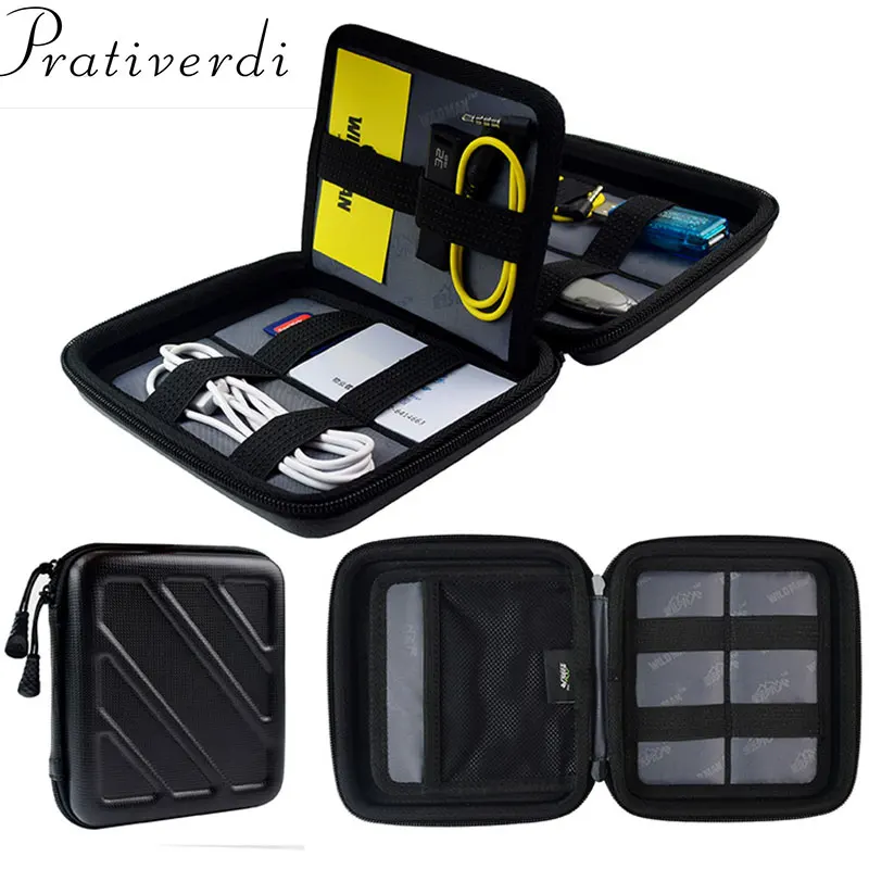 Multifunctional Waterproof Wustproof Storage Bag For Home And Travel Use For Storage Data cable Portable headphones Case Tools