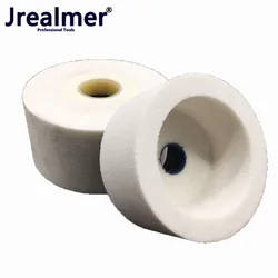 Jrealmer 1pcs Cylinderial Dia75/100/125mm White corundum grinding wheel high quality White corundum