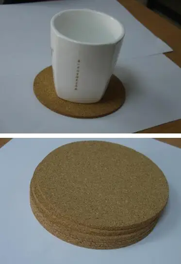 1000pcs Natural Cork Coaster Heat Resistant Cup Mat Coffee Tea Drink placemat Tableware Kitchen Decoration