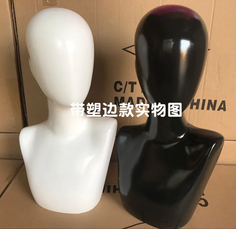 

New Style White and Black Female New Mannequin Head Manikin On Promotion