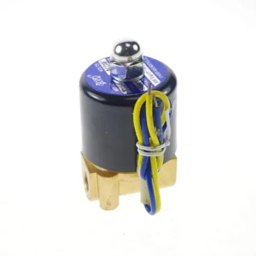 12VDC غاز الميثان وقود البروبان 2 طرق NC الملف اللولبي صمام 1/8 "BSPP اتصال CE