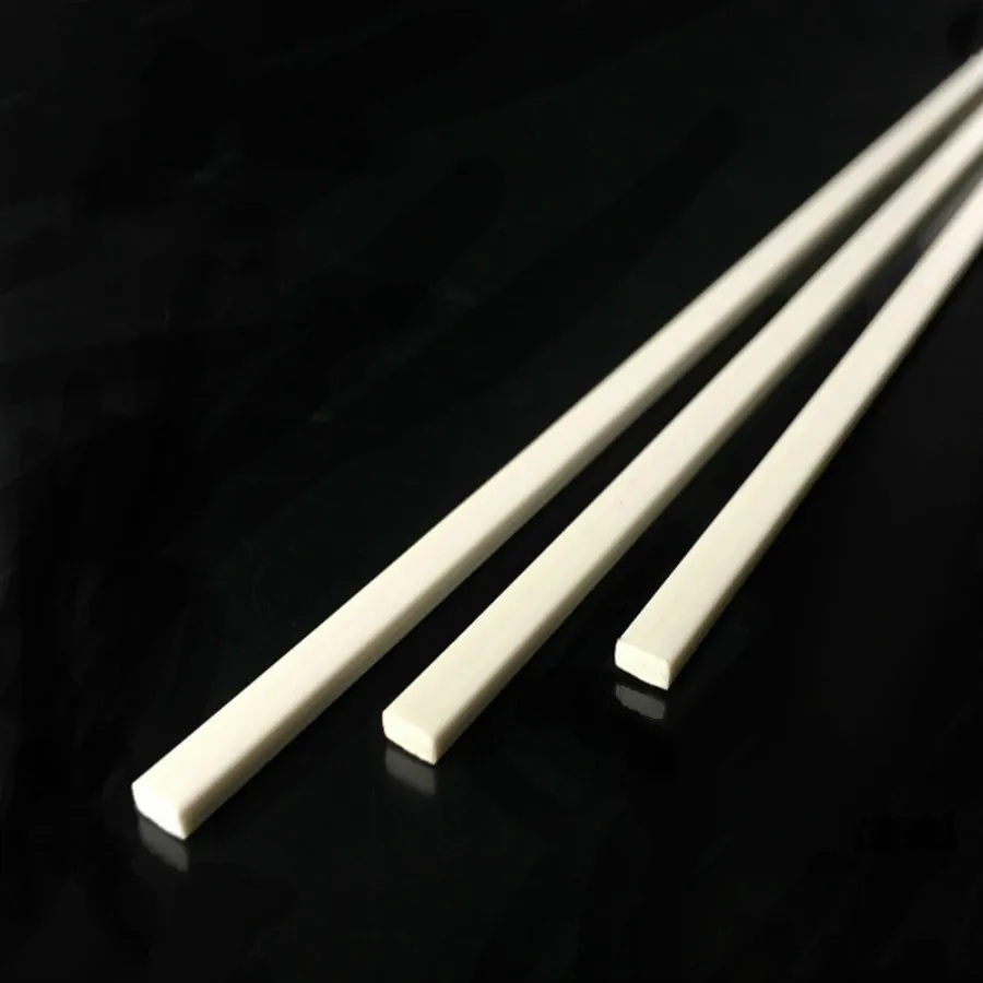 100pcs 1x1.5mm 1x2.5mm 1x3mm ABS Plastic Square Rods 50cm Length Scale Model Plastic Building Material