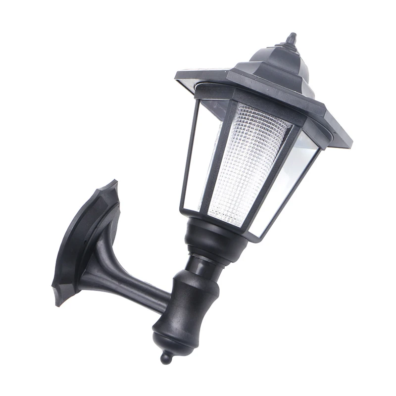 Solar Power LED Light Path Way Wall Landscape Mount Garden Fence Lamp Outdoor