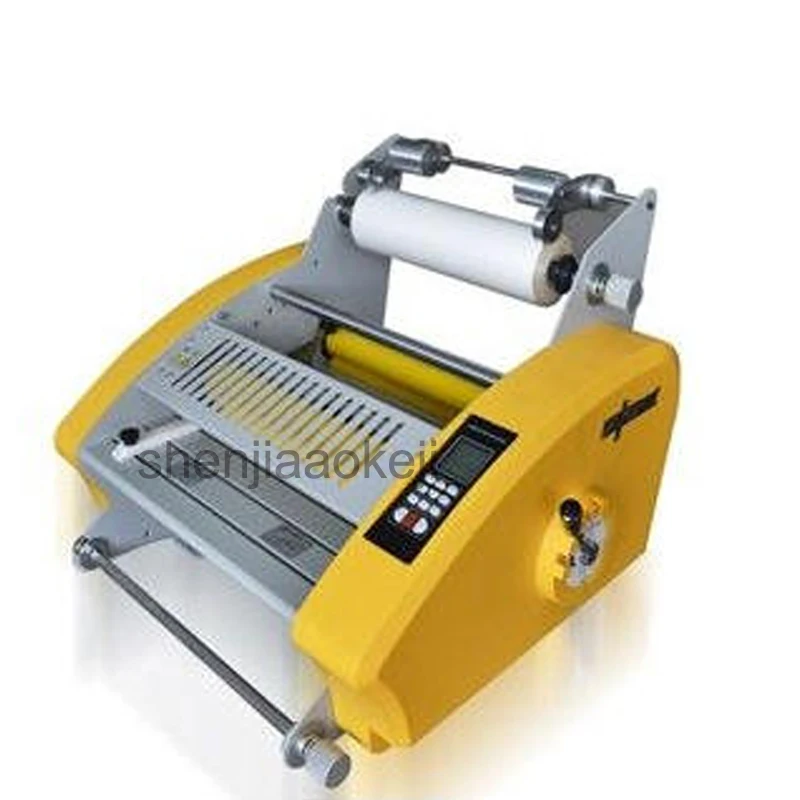 Four roller Laminating Machine DC-3812 hot crucible machine Laminating machine heated roll laminator 220V/110V (50Hz/60Hz)