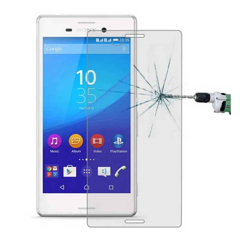 Vidro temperado Para Protetor de Tela Sony Xperia M4 Aqua M4 E2303 Dual E2312 9 H Protective Film Guarda