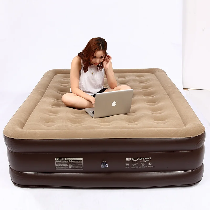 LYY-035 Air Bed Double Person Use Inflatable Mat 200*150*50CM Thickening Camping Mat Bedroom Furniture Air Mattress