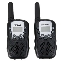 Radio portátil para niños, walkie talkie T388 twin talkabout FR, práctico, comunicador PMR con linterna, novedad