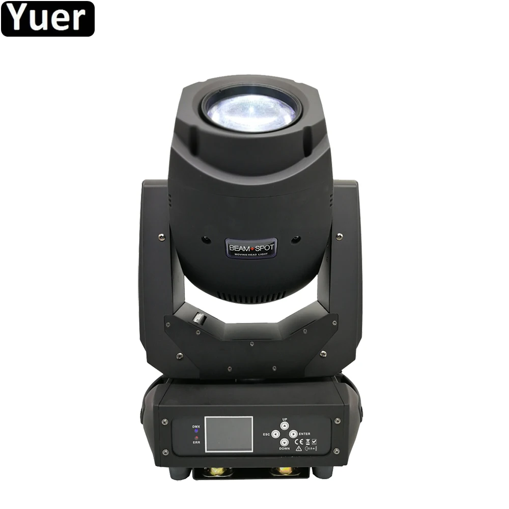 

200W High Power Stage Lighting Equipments Beam Spot 2IN1 LED Moving Head Lights LCD Display Rotating Gobos Zoom Effect Light