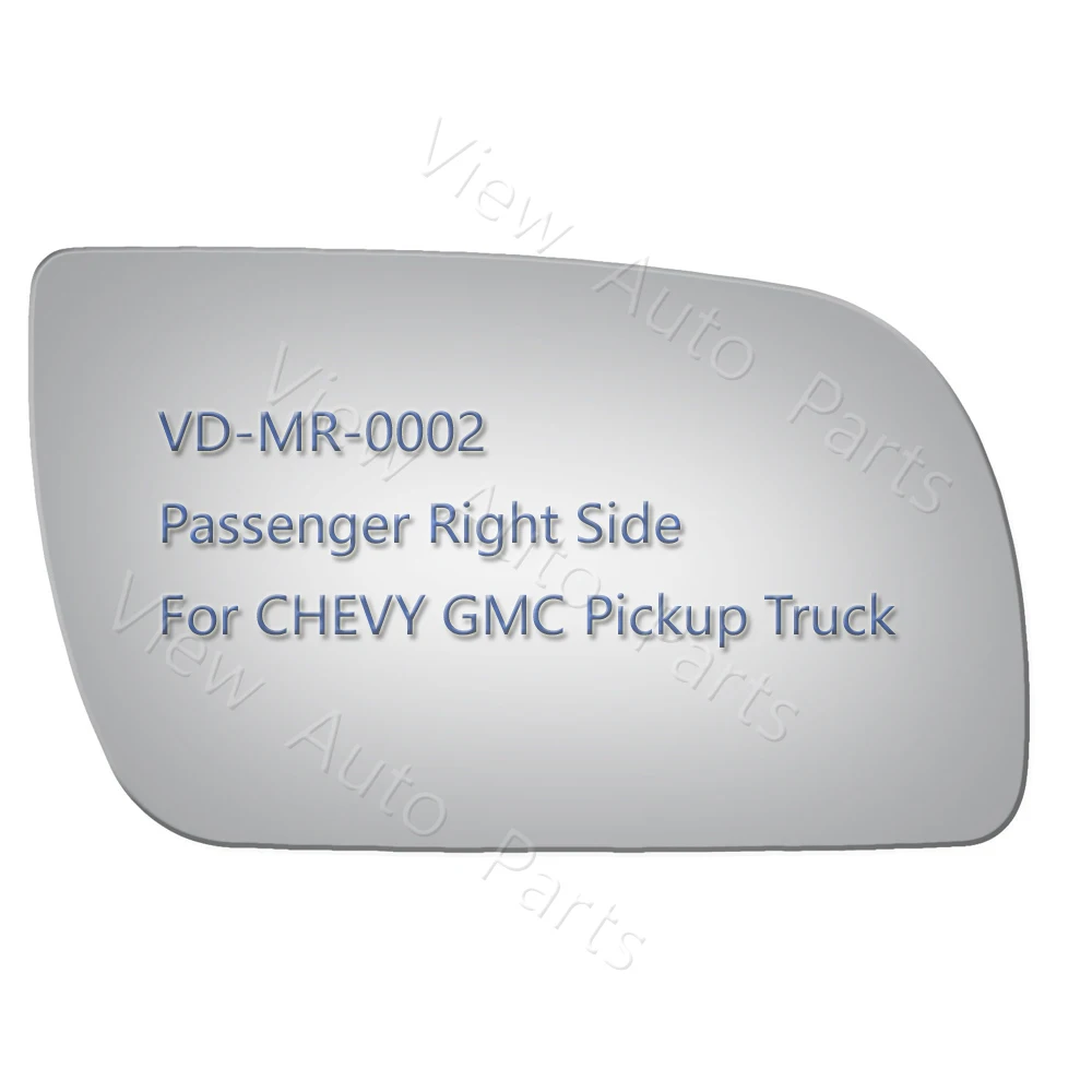 New Mirror Glass + Adhesive for CHEVY GMC TAHOE YUKON Pickup Truck  Passenger Right Side
