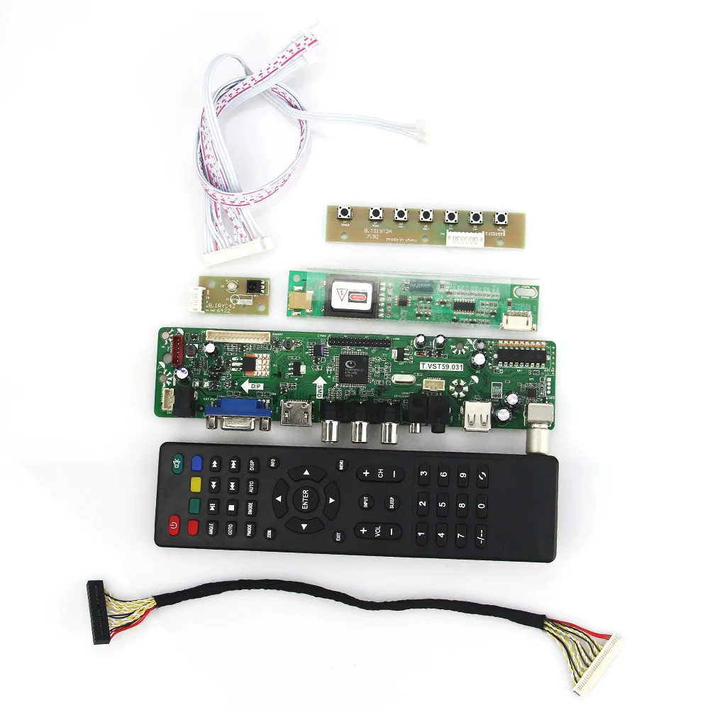 For M190A1-L02 T.VST59.03 LCD/LED Controller Driver Board (TV+HDMI+VGA+CVBS+USB) LVDS Reuse Laptop 1440x900