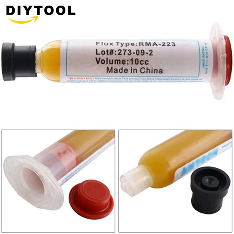 DIY Solder Soldering Paste 10cc Flux Grease RMA223 for Chips Computer Phone LED BGA SMD PGA PCB Repair Tool паяльная паста