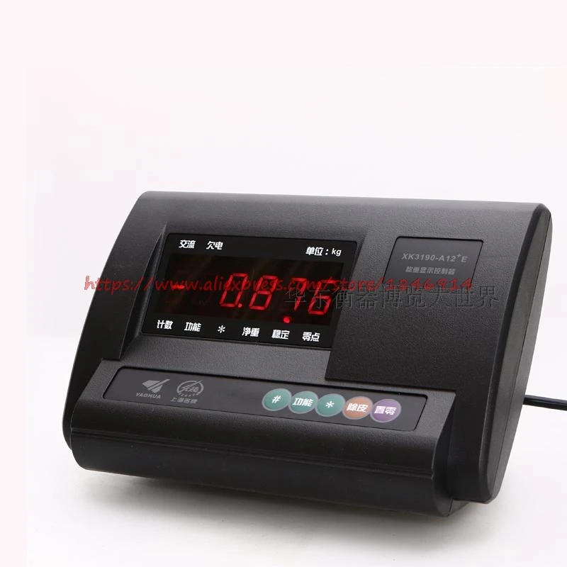 

Loadometer weighing display instrument Xk3190 A12+E electronic platform scale weighing meter head