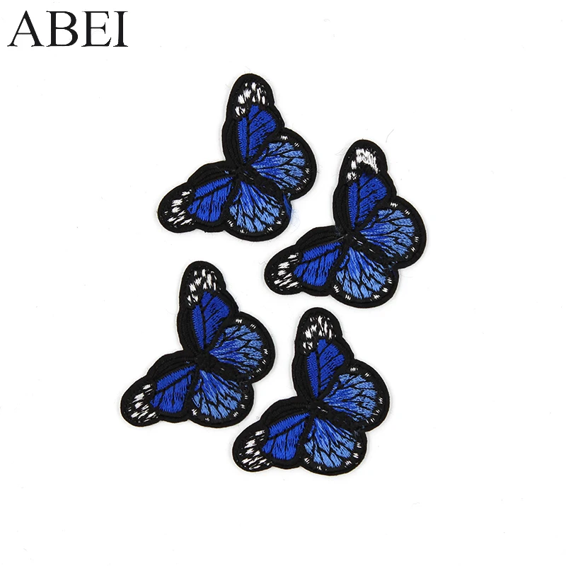 10pcs/lot Embroidered Butterfly Patches for Girl Dress Iron Women Clothes Appliques Diy Clothing Stickers Backpack Shoes Badge