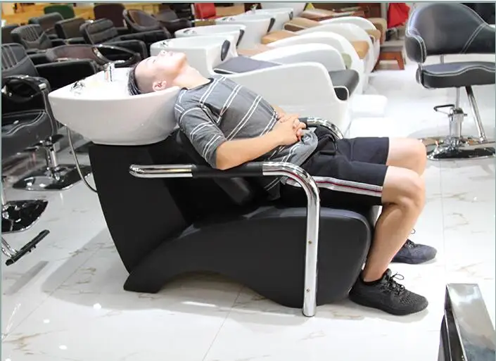 Hair salon use sitting shampoo bed hair salon wash hair chair3