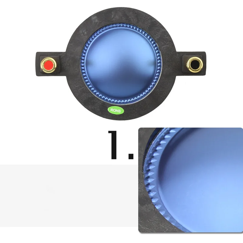 Аудиодинамик, 44 ядра, 44,4 мм, 44,5, твитер, тройная звуковая катушка, сменная диафрагма, высокочастотная мембрана, круглый купольный динамик