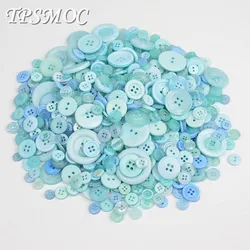 TPSMOC 50g misto di figura Rotonda Della Resina di Cucito Bottoni per FAI DA TE Scrapbooking del mestiere di Modo Accessori