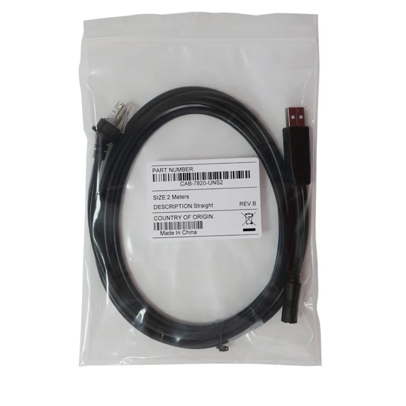 

2M USB Straight Cable For Honeywell MS7820 MS7580 7580g,Barcode Scanner Cable