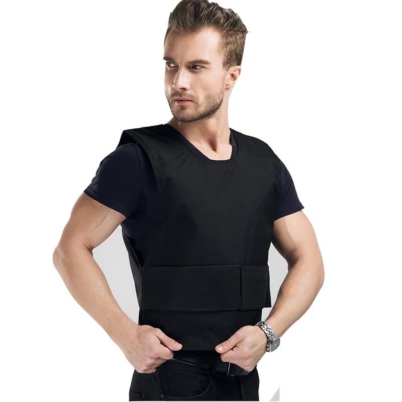 New 1 Layer Stab Resistant Vest Lightweight Soft For Police Use O-Neck Covert Schutzweste Tatico Self-Defense Anti Cut Clothing