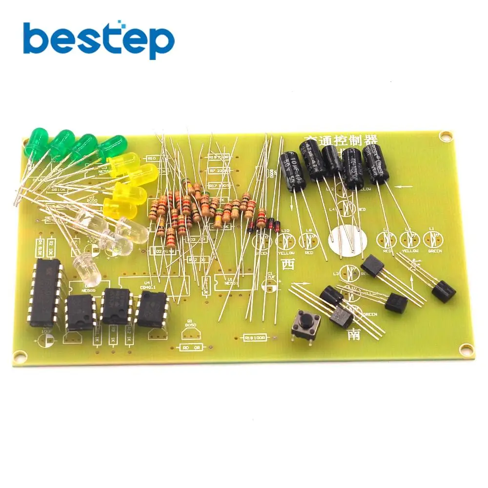 Traffic Light Controller Electronic DIY Kit Electromechanical Skills Training Skills Contest