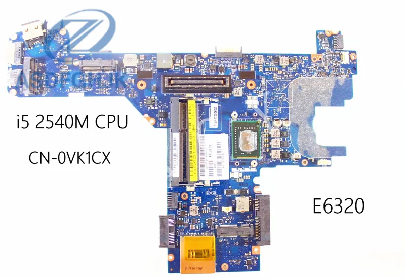 

For Dell Laptop E6320 Laptop Motherboard 0VK1CX CN-0VK1CX LA-6611P W i5 2540M CPU 100% Test ok