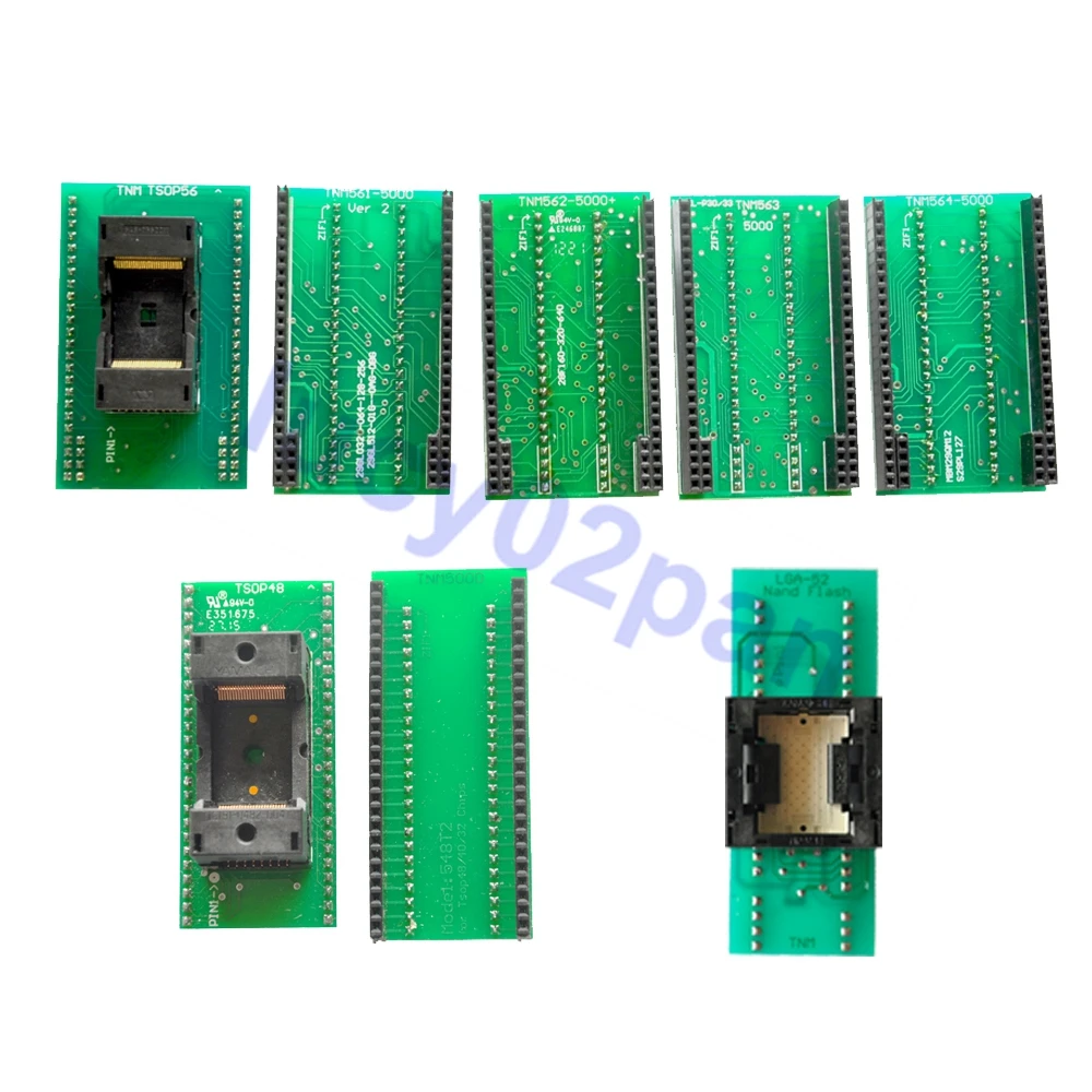 TNM5000 mileage correction EPROM ISP programmer+TSOP48+TSOP56+BGA52 sockets,for general use and vehicle electronic part repair