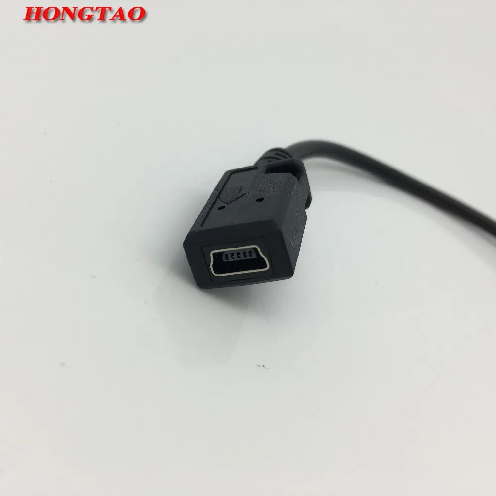 30cm Micro USB Male to Mini USB Female Cable Black Mini Micro USB2.0 Extention Cable USB Converter Adapter New Wholesale AQJG